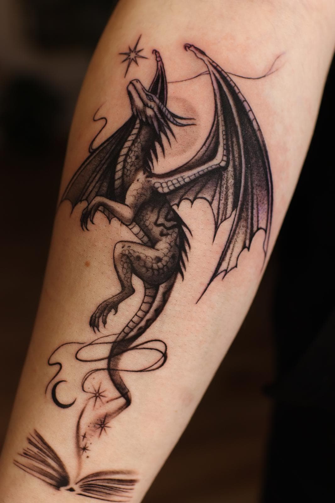 Arbeit von Gasttätowierer