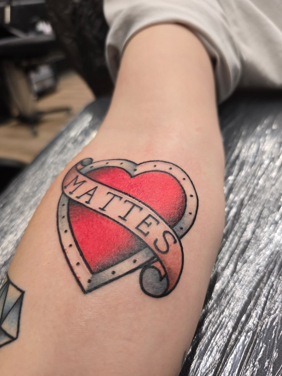 Arbeit von Gasttätowierer